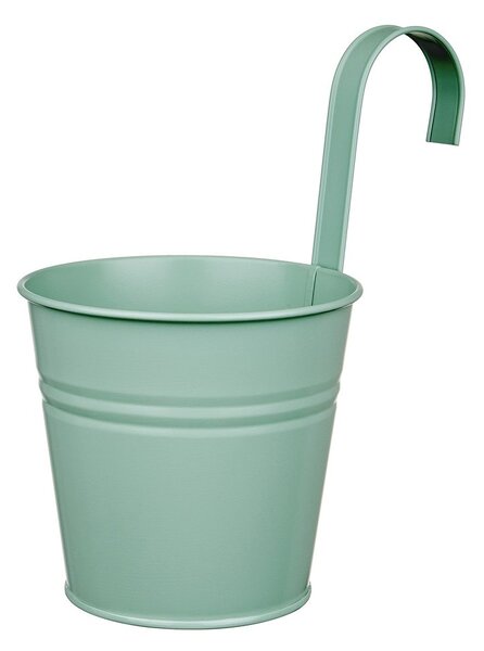 ZINC felakasztható kaspó Ø 16 cm, jadezöld