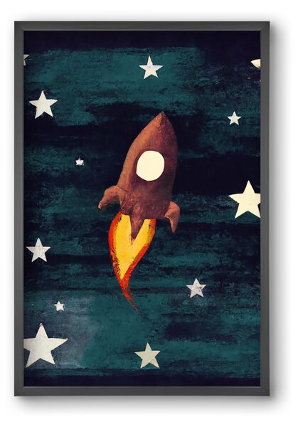 Rocket love - falikép keretben | artbridge