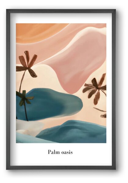Palm Oasis - falikép keretben | artbridge
