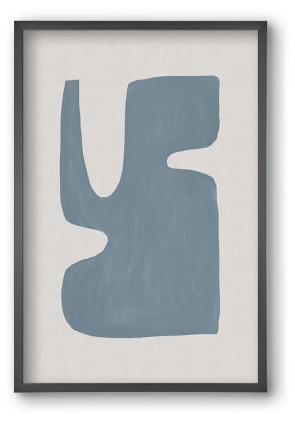 Mid Century Blue I - falikép keretben | artbridge