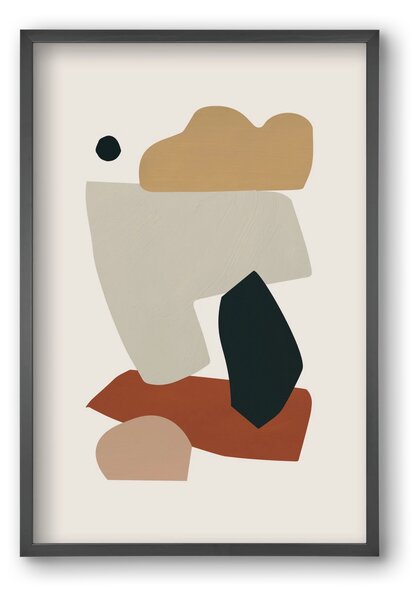 Collage Earth I - falikép keretben | artbridge