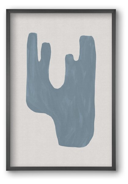 Mid Century Blue IV - falikép keretben | artbridge