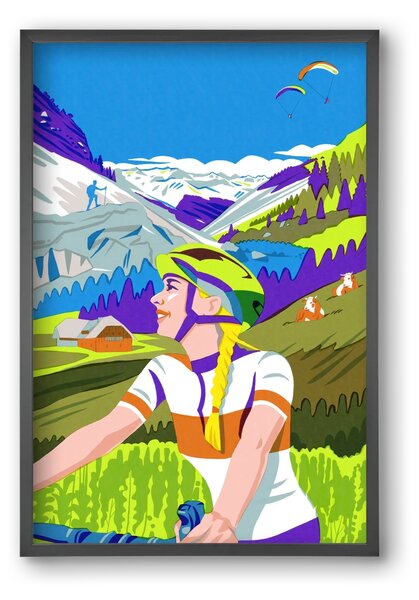 Austria - falikép keretben | artbridge