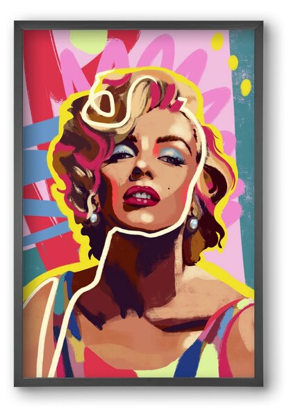 Marilyn - falikép keretben | artbridge