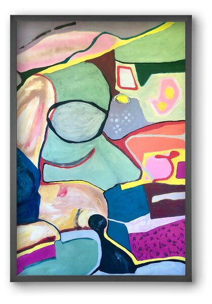 Melting my car seat - falikép keretben | artbridge