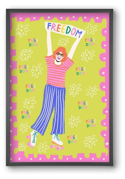 Freedom - falikép keretben | artbridge