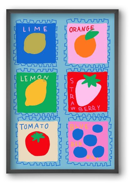 Summer Fruits - falikép keretben | artbridge