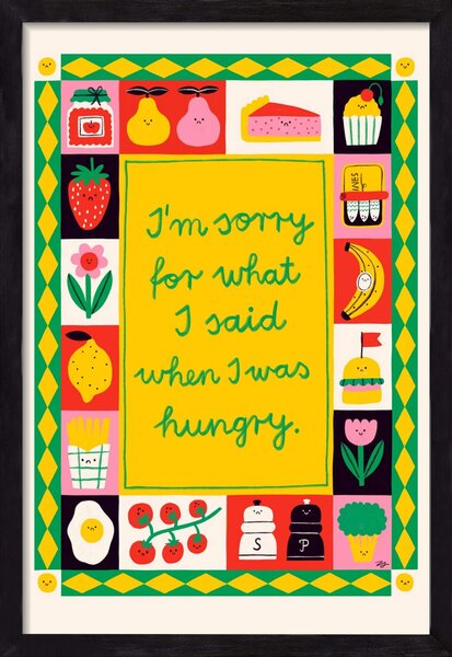 Sorry - falikép keretben | artbridge