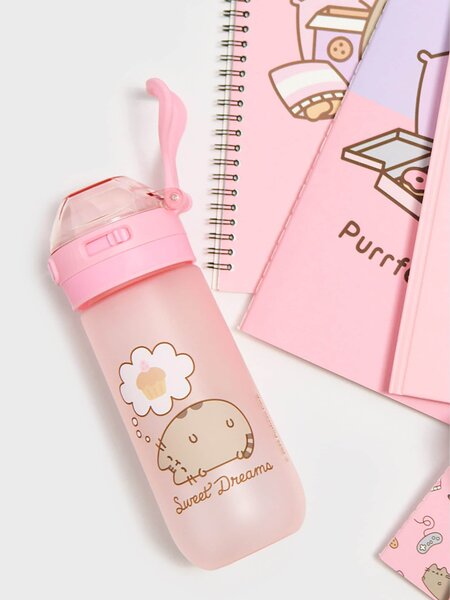 Sinsay - Palack szívószállal Pusheen the Cat - többszínű