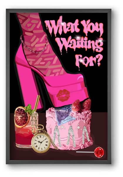 What you waiting for? - falikép keretben | artbridge