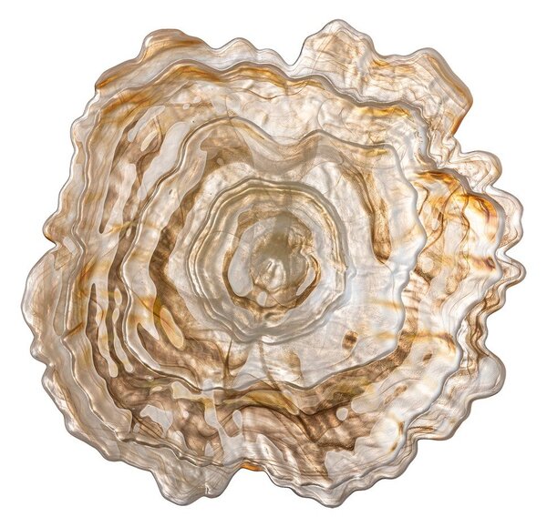 Bézs üveg tál ø 38,5 cm Asimi – Bloomingville