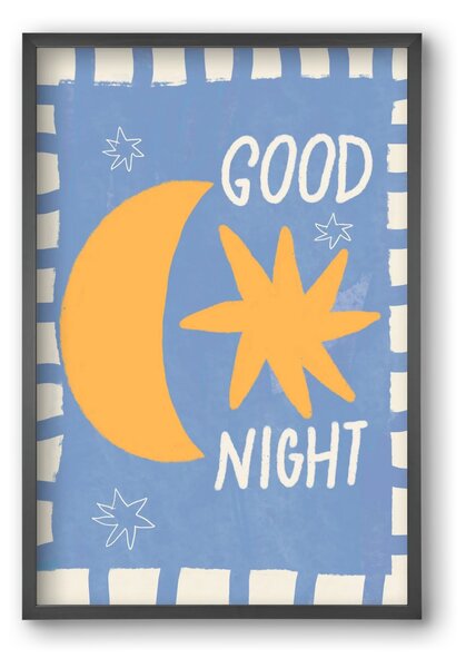 Good Night - falikép keretben | artbridge
