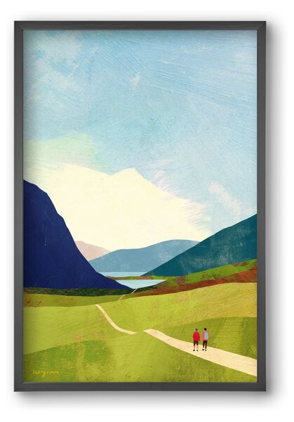 Hiking - falikép keretben | artbridge