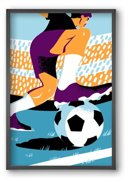 Soccer - falikép keretben | artbridge