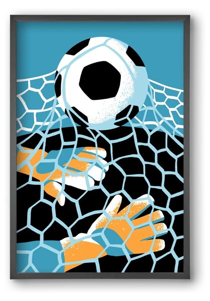 Football - falikép keretben | artbridge