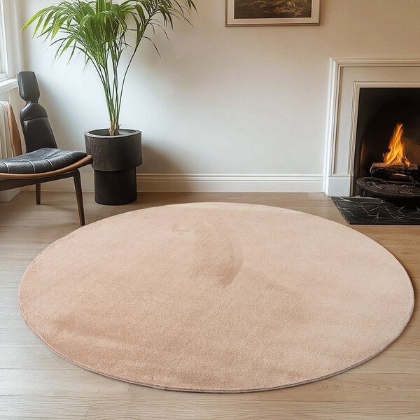 Bézs kerek szőnyeg ø 120 cm Joy 1400 – Ayyildiz Carpets