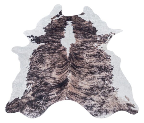 Sötétbarna szintetikus bőr 100x135 cm Etosha – Ayyildiz Carpets