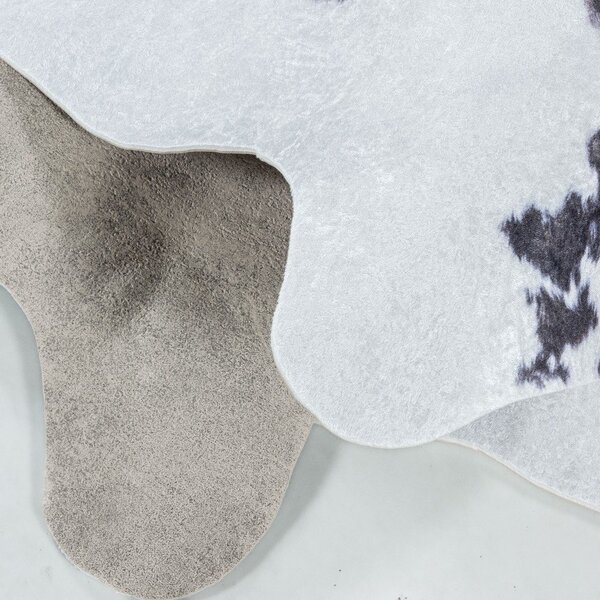 Sötétbarna szintetikus bőr 100x135 cm Etosha – Ayyildiz Carpets