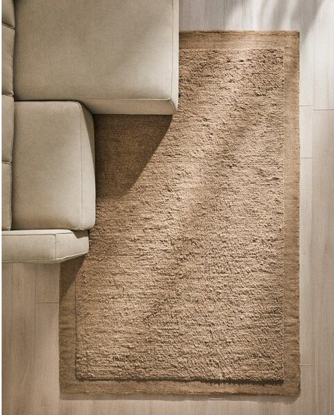 Bézs kézi szövésű gyapjú szőnyeg 200x300 cm Marely – Kave Home