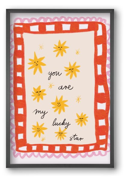 Lucky Star - falikép keretben | artbridge