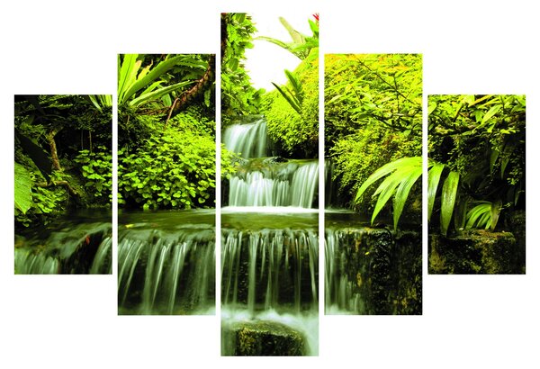 Kép - Indonéziai vízesések (150x105 cm)