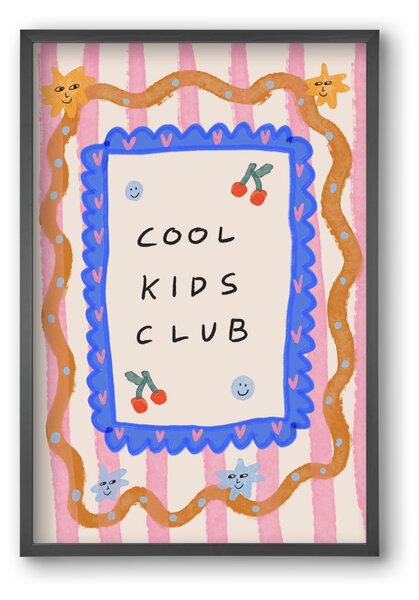 Cool Kids Club - falikép keretben | artbridge