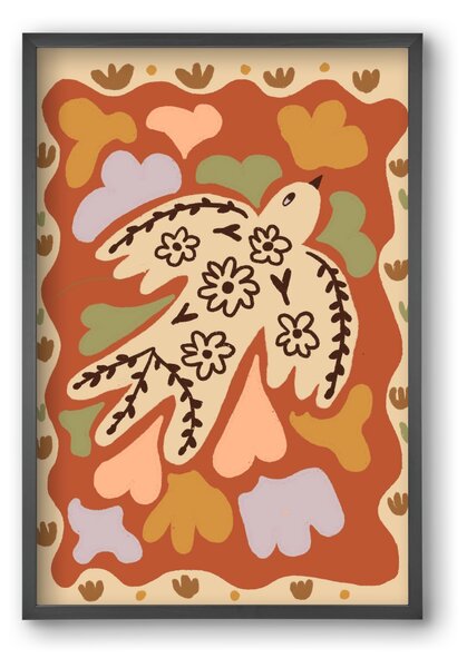 Little bird - falikép keretben | artbridge