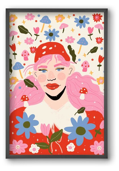 Blooming - falikép keretben | artbridge