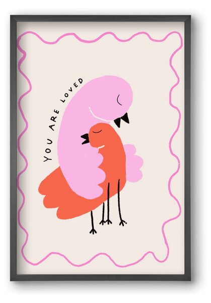 You are loved - falikép keretben | artbridge