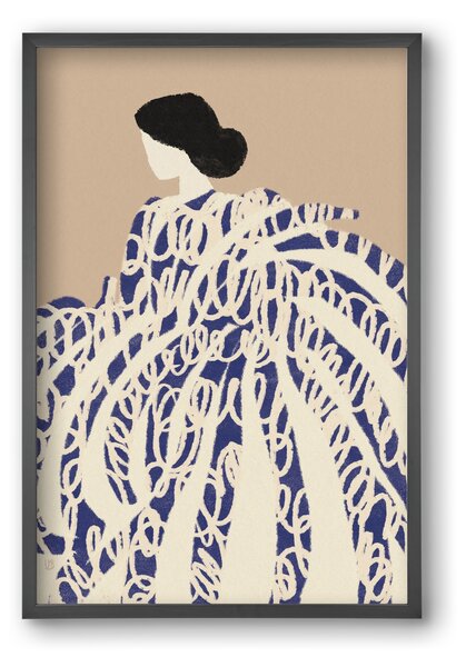 Twirly girl - falikép keretben | artbridge