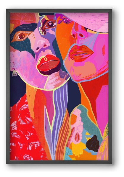 Soulmates - falikép keretben | artbridge