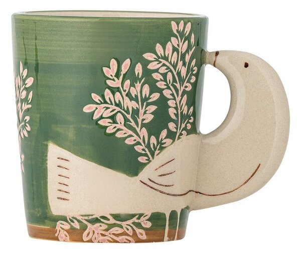 Zöld kerámia bögre cappucinóhoz 260 ml Hezha – Bloomingville
