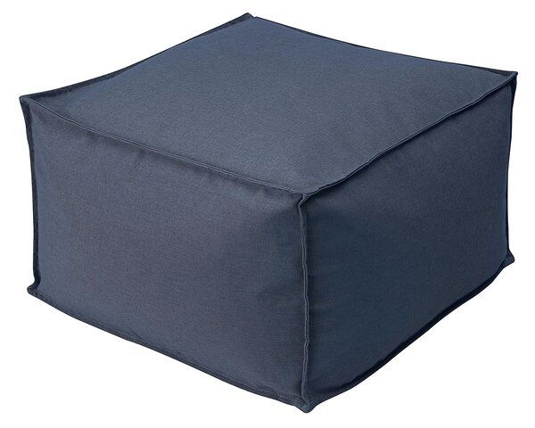 Kerti puff termék színe fekete szövet kültéri outdoor, fonott