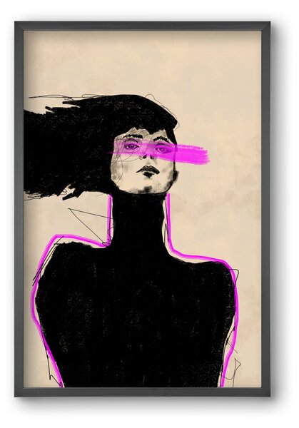 Loud in the Dark - falikép keretben | artbridge