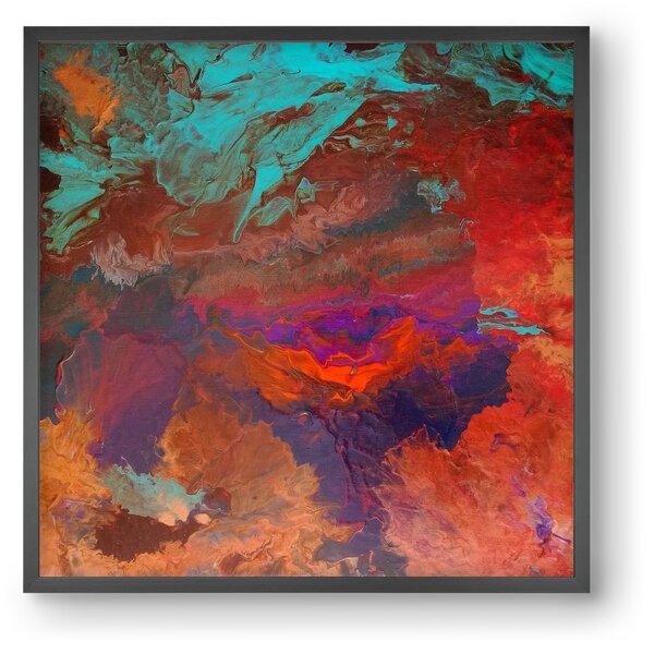 Born out of fire - falikép keretben | artbridge