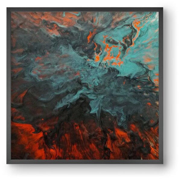 Lava breaking free - falikép keretben | artbridge