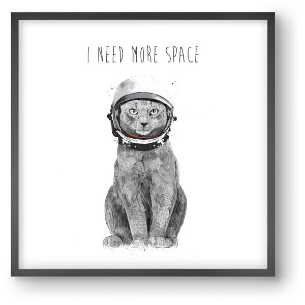 I need more space - falikép keretben | artbridge
