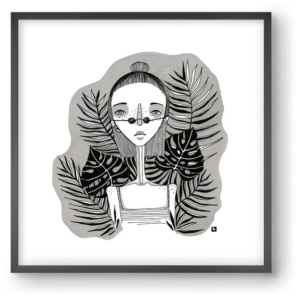 Floryn - falikép keretben | artbridge