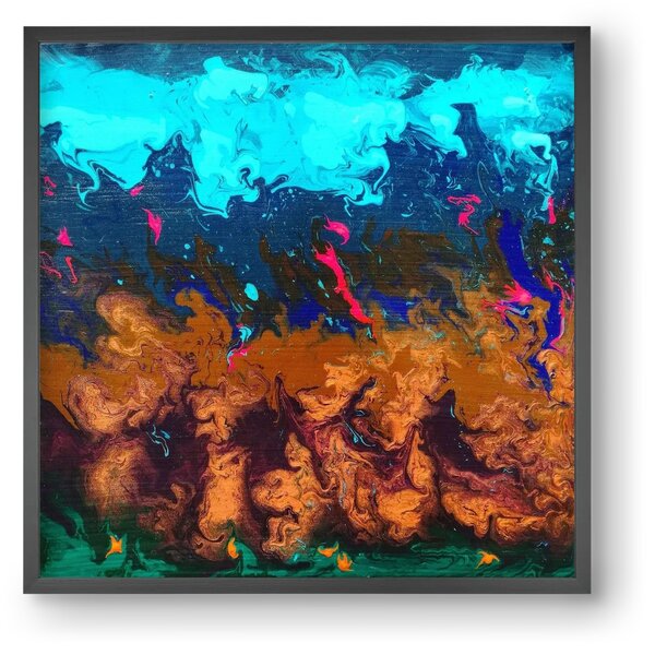 Ether No. 1. - falikép keretben | artbridge