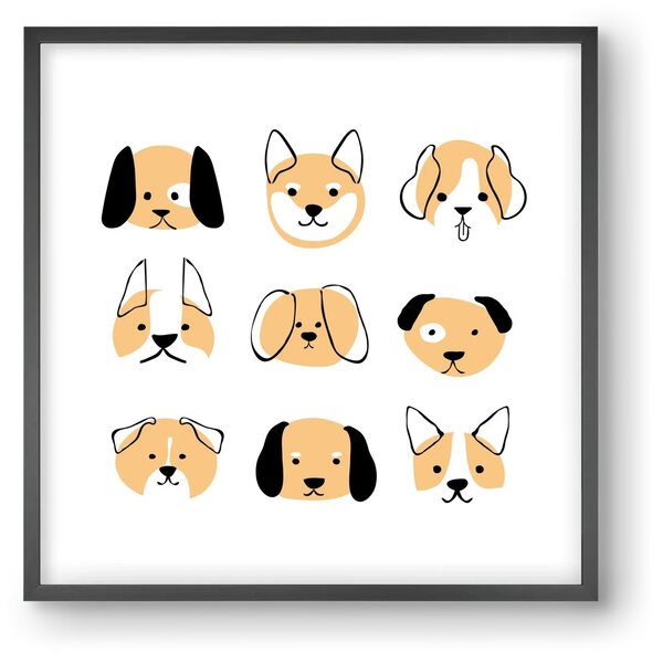 DOGGOS - falikép keretben | artbridge