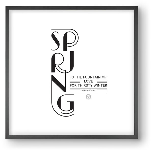 Spring - falikép keretben | artbridge