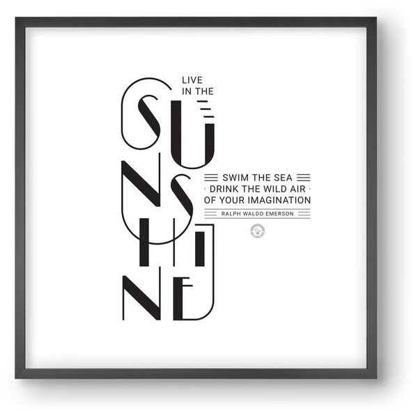 Sunshine - falikép keretben | artbridge