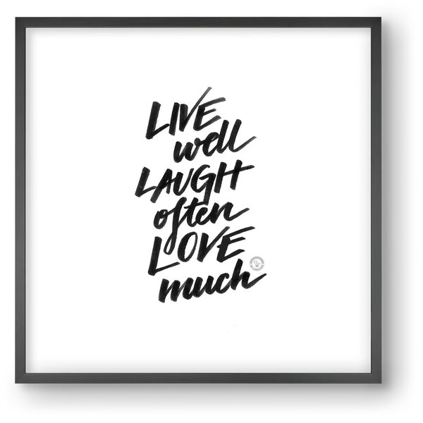 Love Much - falikép keretben | artbridge