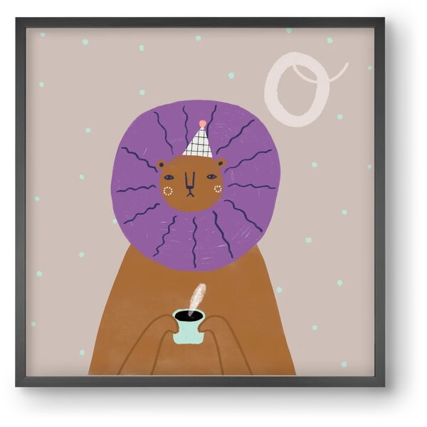 O, mint Oroszlán - falikép keretben | artbridge