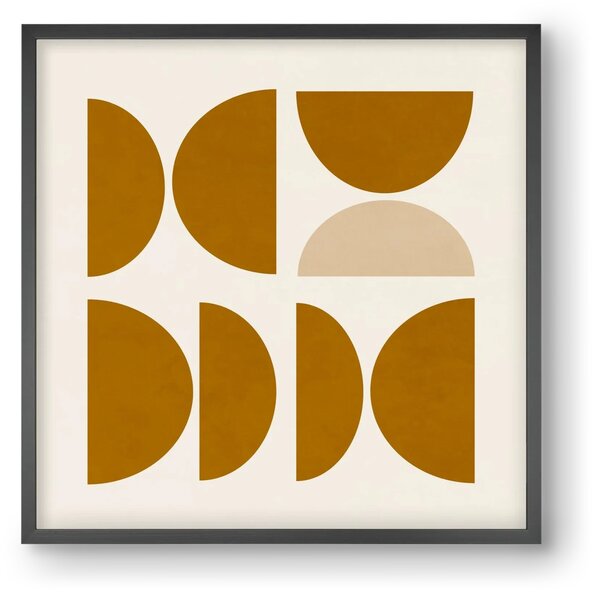 GEOMETRIC ART - YELLOW I - falikép keretben | artbridge