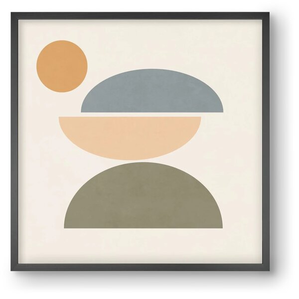 MINIMAL GEOMETRY - falikép keretben | artbridge