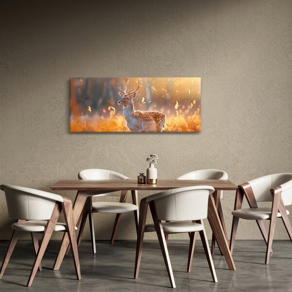 Kép - Szarvas a mezőn (120x50 cm)