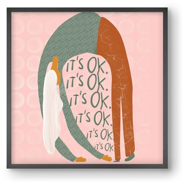 It’s OK - falikép keretben | artbridge