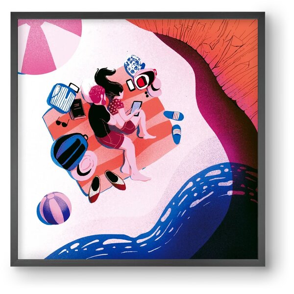 Summer vibes - falikép keretben | artbridge