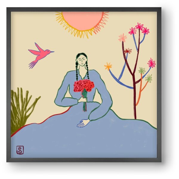 VIRGO - falikép keretben | artbridge